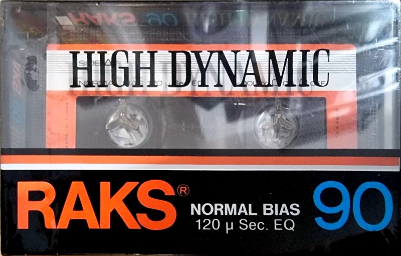 Compact Cassette RAKS High Dynamic 90 Type I Normal 1979 Europe