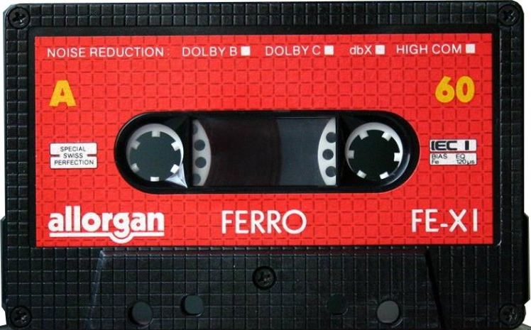 Compact Cassette Allorgan FE XI 60 Type I Normal 1987 Europe