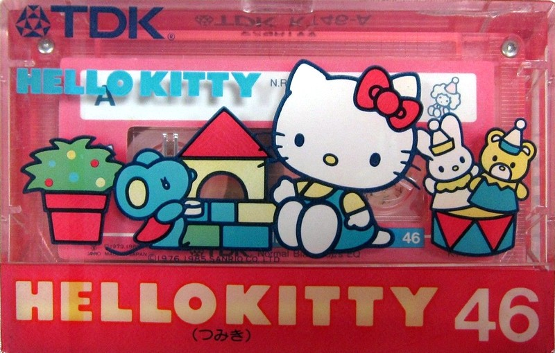 Compact Cassette TDK 46 "Hello Kitty KT46-A" Type I Normal 1985 Japan