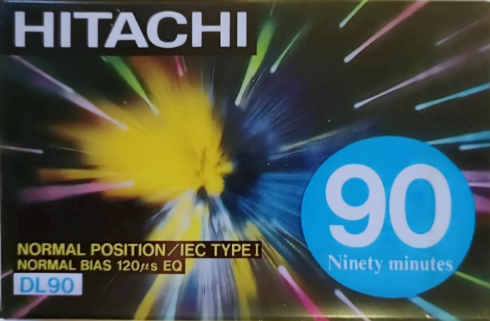 Compact Cassette Hitachi DL 90 Type I Normal 1993 Europe