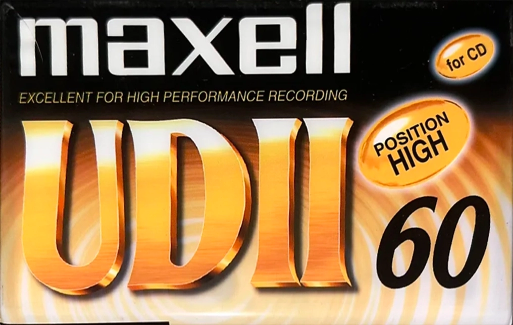 Compact Cassette Maxell UDII / UD2 60 "UD2-60(L)" Type II Chrome 2002 Europe