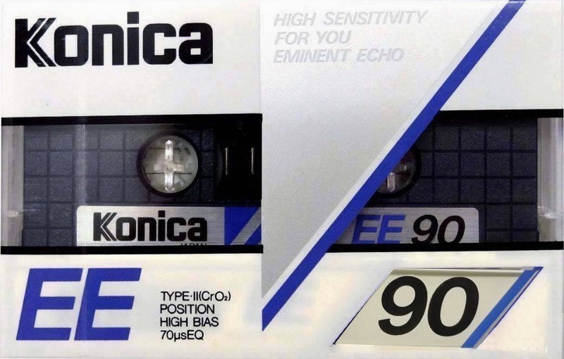 Compact Cassette Konica EE 90 Type II Chrome 1984 Japan
