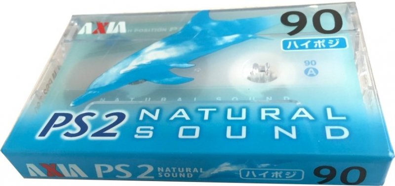 Compact Cassette AXIA PS-II / PS-2 90 "PS2Q 90" Type II Chrome 2002 Japan