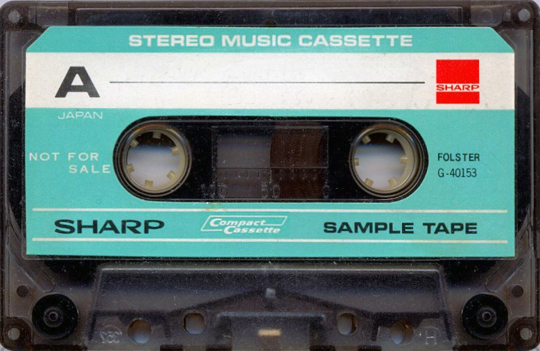 Compact Cassette Sharp "G-40153" Demonstration Tape 1971 Worldwide