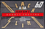 Compact Cassette AXIA Black Slim II 60 "BLACK2 S 60" Type II Chrome 1991 Japan