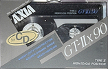 Compact Cassette AXIA GT-IIx 90 Type II Chrome 1988 Japan
