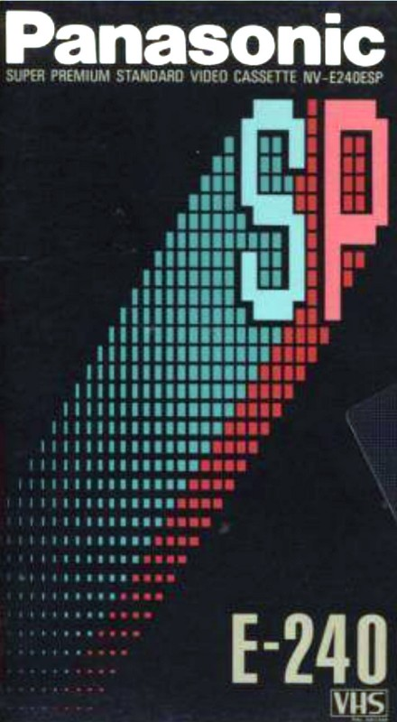 VHS, Video Home System Panasonic SP 240 "NV-E240ESP" Type I Normal Europe