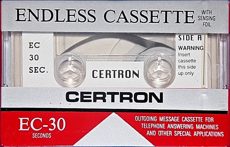 Compact Cassette Certron 30 Type I Normal China