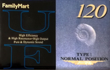 Compact Cassette Family Mart UF 120 "UF-120" Type I Normal 1999 Japan