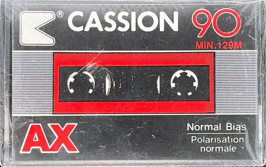 Compact Cassette Cassion AX 90 Type I Normal 1988 Canada