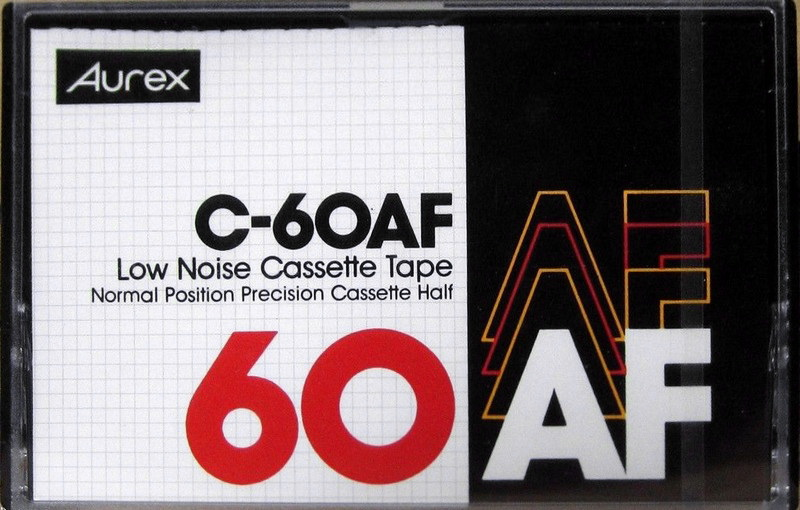 Compact Cassette Aurex AF 60 Type I Normal 1980 Japan