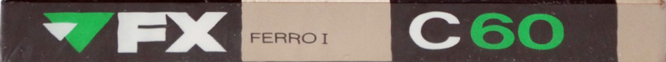 Compact Cassette No Name 60 "FX Ferro" Type I Normal Unknown Country