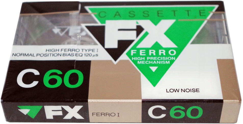 Compact Cassette No Name 60 "FX Ferro" Type I Normal Unknown Country