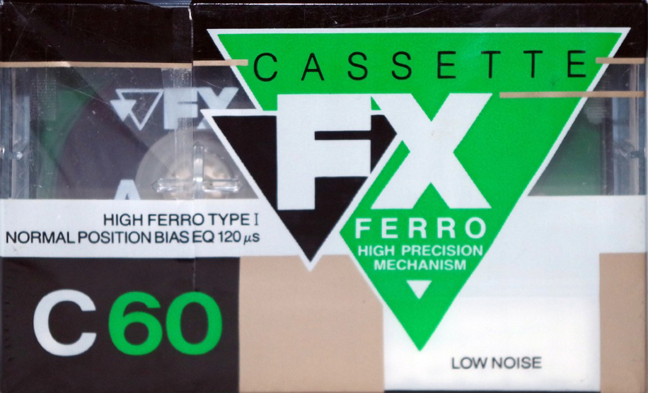 Compact Cassette No Name 60 "FX Ferro" Type I Normal Unknown Country
