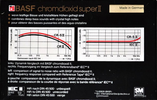 Compact Cassette BASF Chromdioxid Super II 60 "Large Window" Type II Chrome 1983 Europe