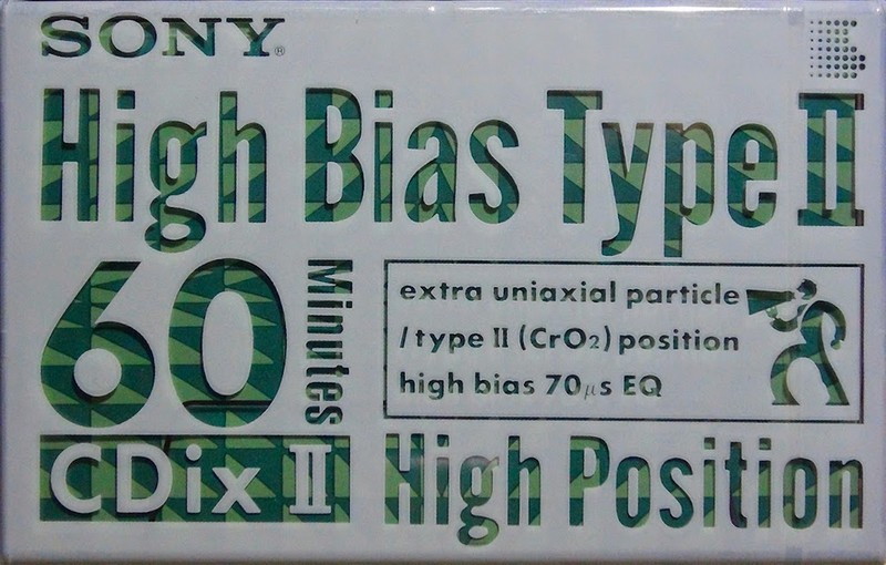 Compact Cassette Sony CDix II 60 Type II Chrome 1991 Japan