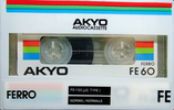 Compact Cassette Akyo 60 "FE" Type I Normal Europe