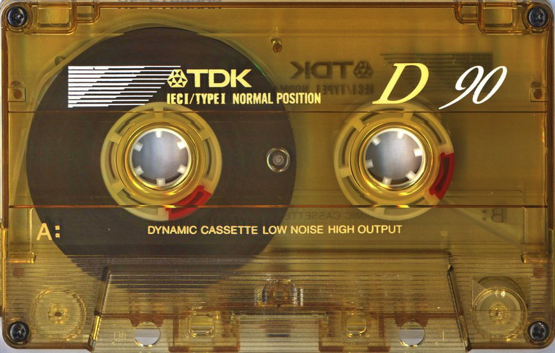 Compact Cassette TDK D 90 "D-90YEA Limited Edition Yellow" Type I Normal 1995 Europe