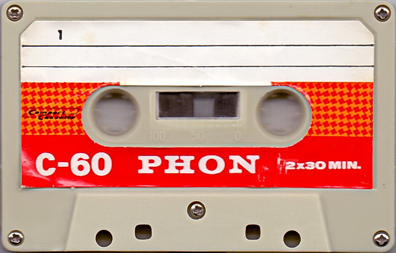 Compact Cassette Phon 60 Type I Normal 1976 Hong Kong