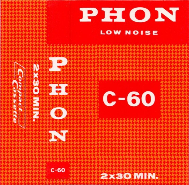 Compact Cassette Phon 60 Type I Normal 1976 Hong Kong