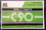 Compact Cassette AS cassette 90 "Dyna" Type I Normal 1982 Japan