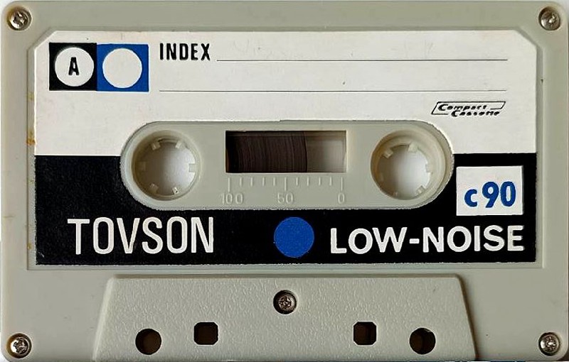 Compact Cassette Tovson 90 Type I Normal 1978 Germany