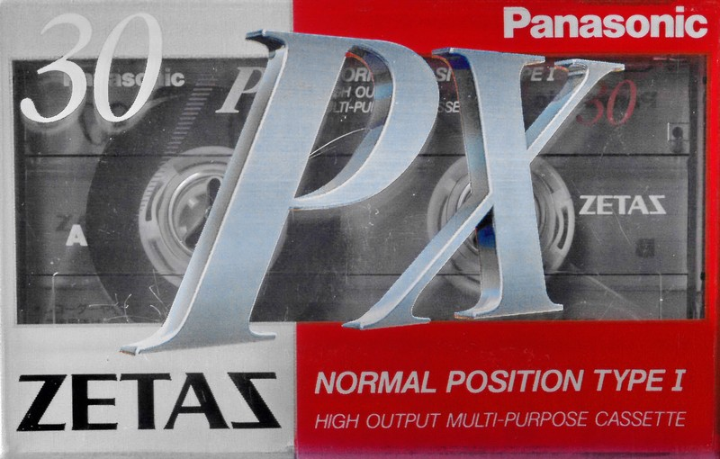 Compact Cassette Panasonic PX 30 "RT-30PX" Type I Normal 1994 Japan
