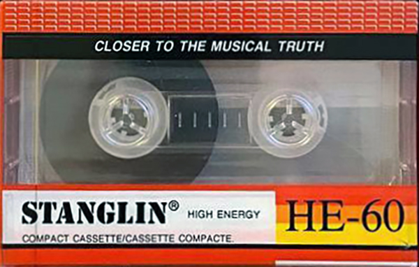 Compact Cassette Stanglin HE 60 Type I Normal Hong Kong