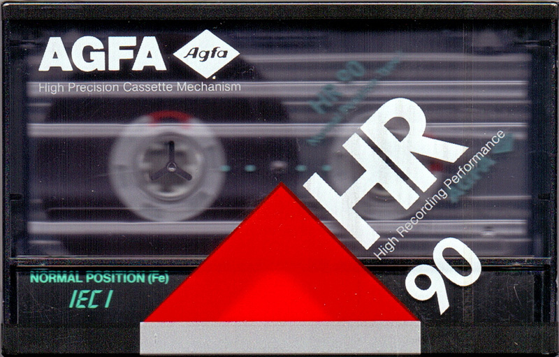 Compact Cassette AGFA HR 90 Type I Normal 1989 Europe