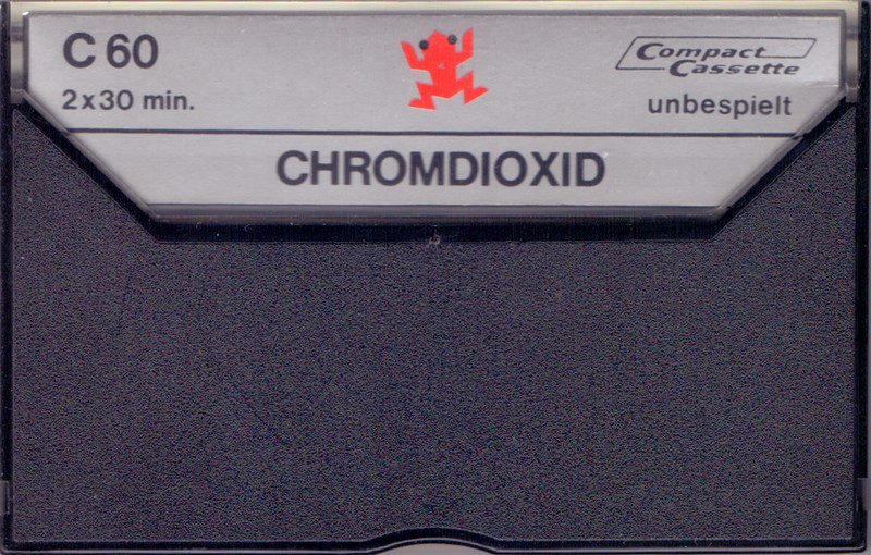 Compact Cassette Frog 60 Type II Chrome 1977 Germany