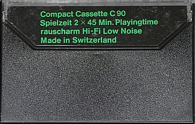 Compact Cassette No Name 90 Type I Normal Switzerland