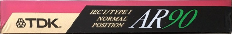 Compact Cassette TDK AR 90 "AR-90ES" Type I Normal 1991 Europe
