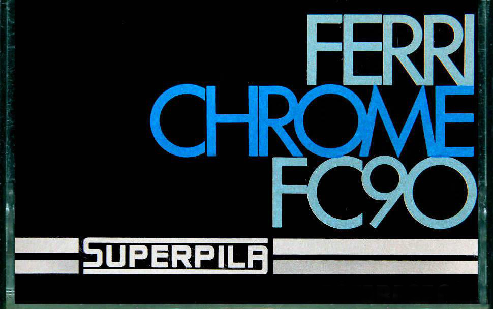 Compact Cassette Superpila 90 Type III Ferro Chrome 1976 Italy