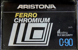 Compact Cassette Aristona Ferro Chromium 90 Type III Ferro Chrome 1978 Europe