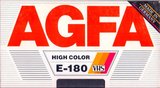 VHS, Video Home System AGFA High Color 180 Type I Normal 1987 Germany