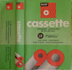 Compact Cassette BASF LH 90 Type I Normal 1973 Portugal