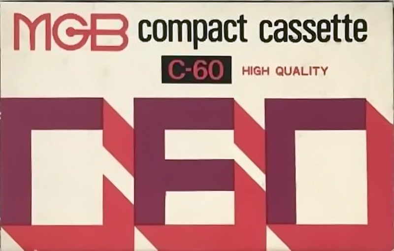Compact Cassette MGB 60 Type I Normal 1973 Japan