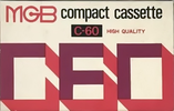 Compact Cassette MGB 60 Type I Normal 1973 Japan