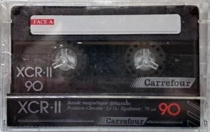 Compact Cassette Carrefour X-CR II 90 Type II Chrome France