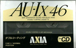 Compact Cassette AXIA AU-Ix 46 "AU-1X 46" Type I Normal 1991 Japan