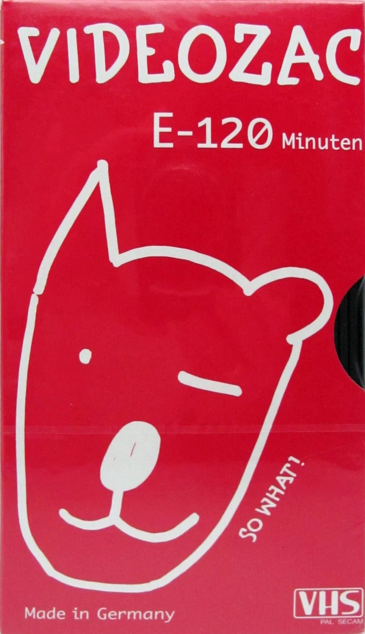 VHS, Video Home System Videozac 120 Type I Normal Europe