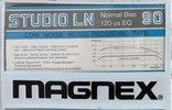 Compact Cassette Magnex Studio LN 90 Type I Normal 1982 Europe