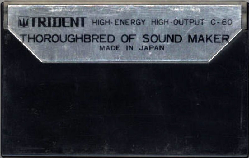 Compact Cassette Trident 90 Type I Normal Japan