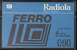 Compact Cassette Radiola Ferro 90 Type I Normal 1978 Europe