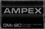 Compact Cassette Ampex Grand Master 90 "GMI" Type I Normal 1982 USA