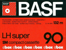 Compact Cassette BASF LH Super 90 Type I Normal 1976 Europe