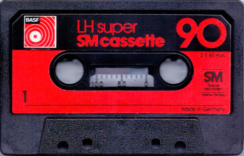 Compact Cassette BASF LH Super 90 Type I Normal 1976 Europe