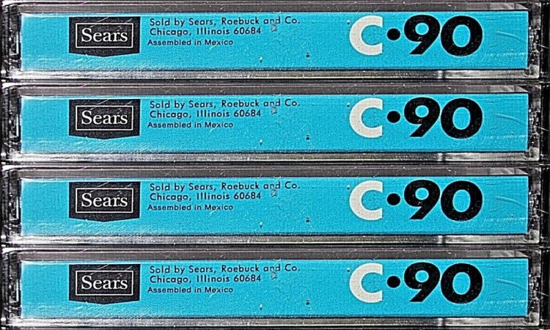 Compact Cassette Sears 90 Type I Normal Mexico