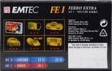 Compact Cassette Emtec FE I Ferro Extra 90 Type I Normal 2002 Europe