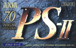 Compact Cassette AXIA PS-II / PS-2 70 "PS2 C 70" Type II Chrome 1992 Japan